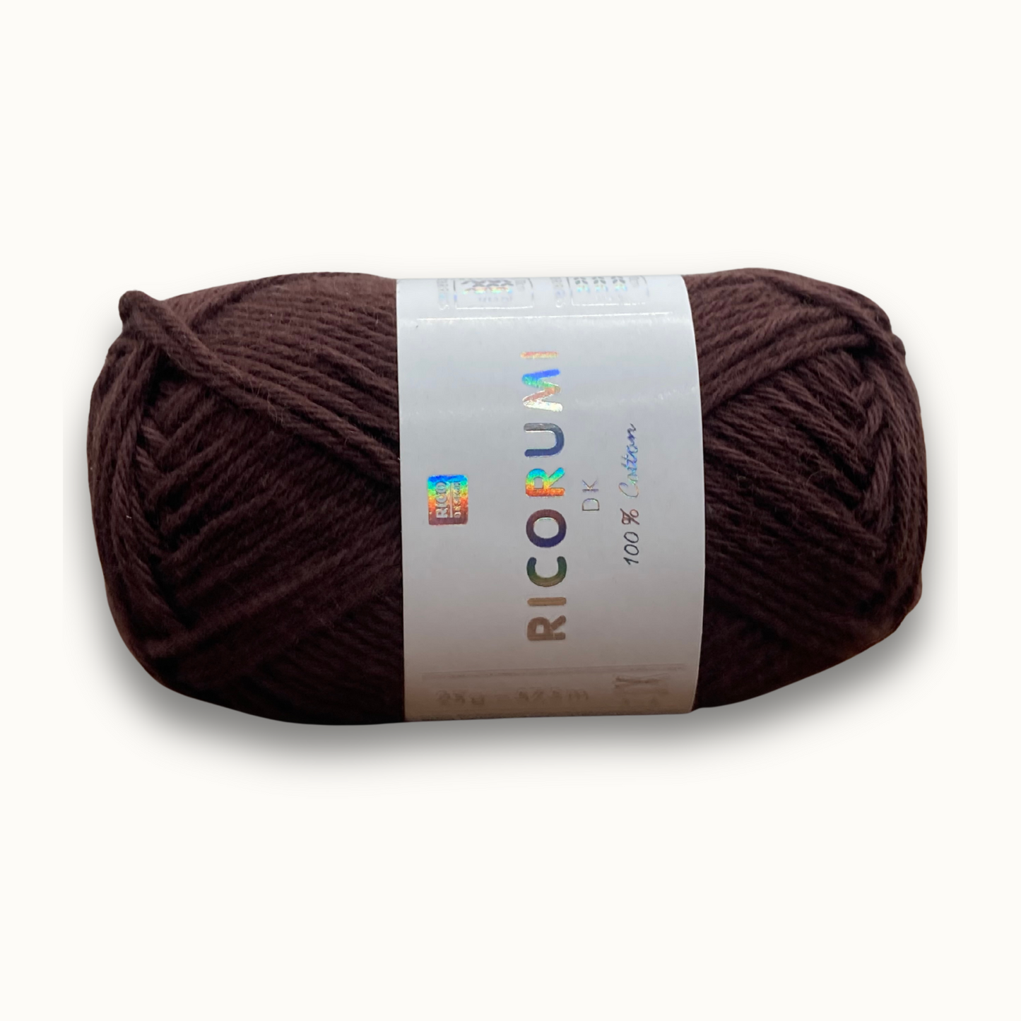 Baumwollgarn CREATIVE RICORUMI DK 25G | Color 057 chocolate