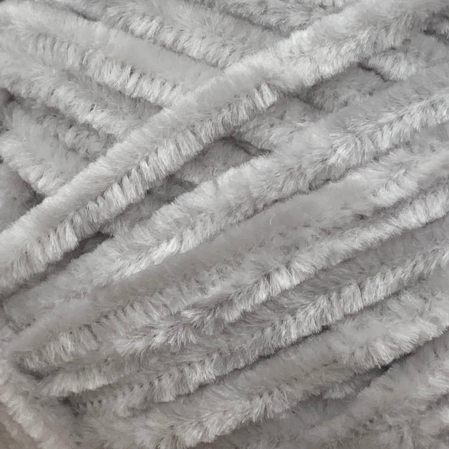 Chenille Garn RICORUMI NILLI NILLI 25G | Farbe 025 silbergrau