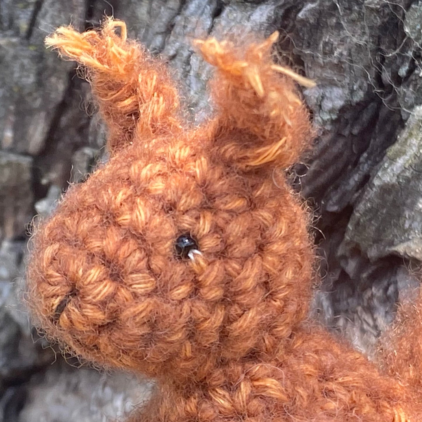 Eichhörnchen Fjell | Detaillierte Miniatur-Häkelanleitung (DE/EN)