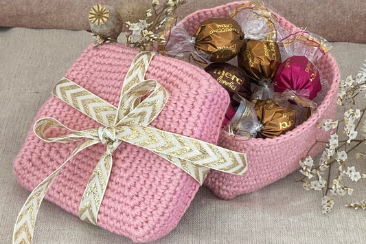 Süße Geschenkbox häkeln