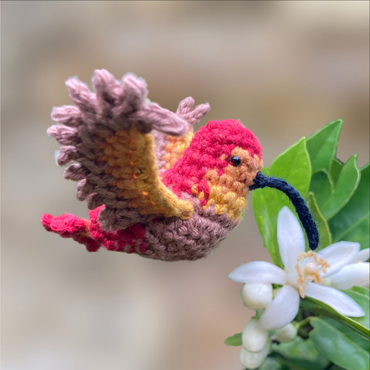 Kolibri Calla | Miniatur Premium-Häkelanleitung (DE/EN)