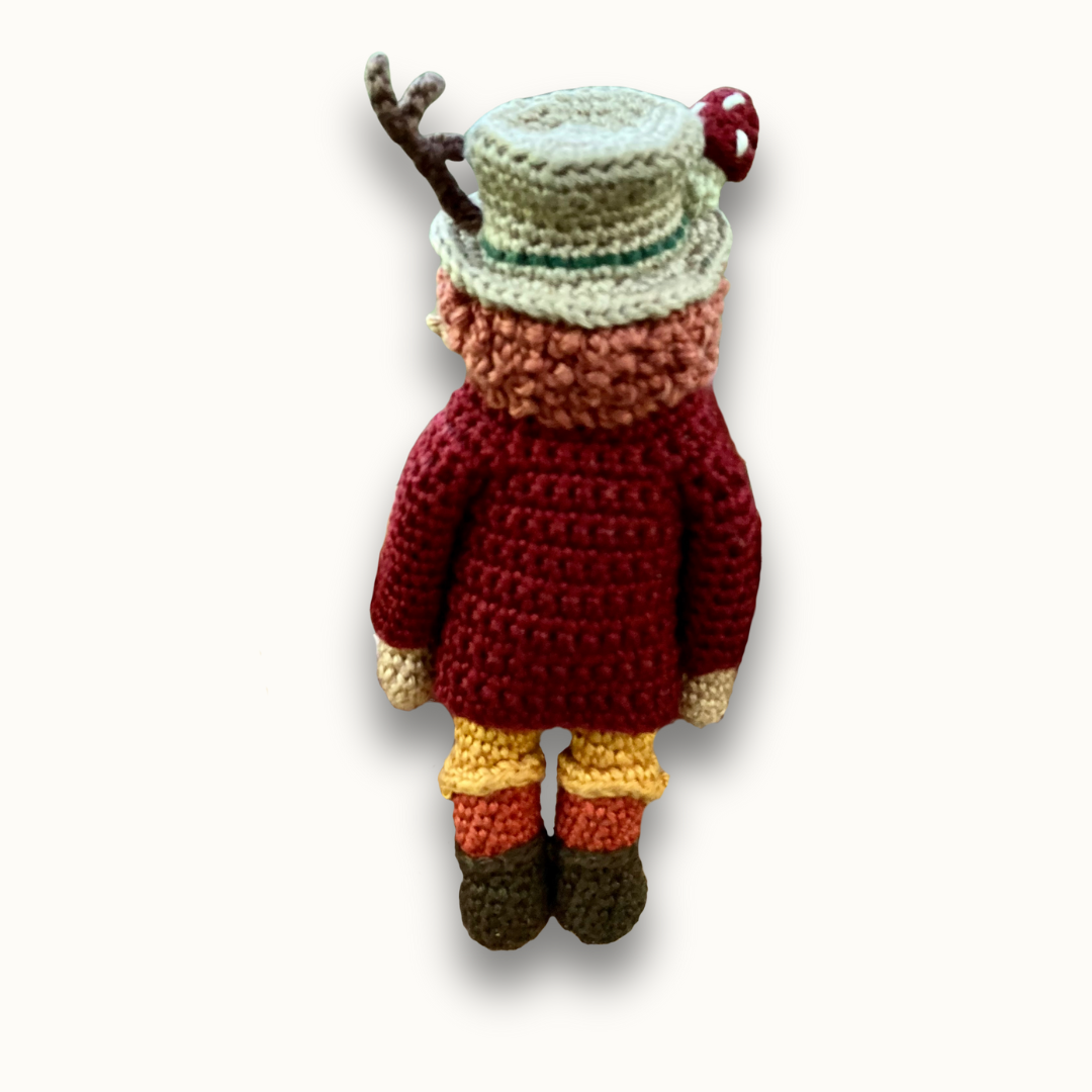 Wald-Elf Nash | Detaillierte Miniatur-Häkelanleitung (DE/EN)