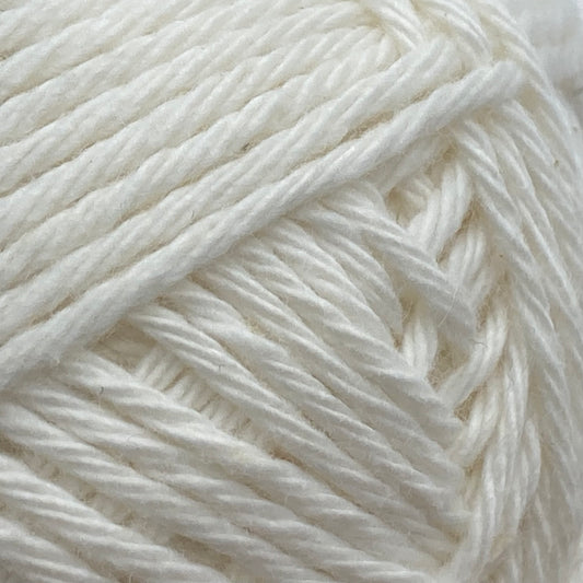 Baumwollgarn CREATIVE RICORUMI DK 25G | Farbe 001 weiß
