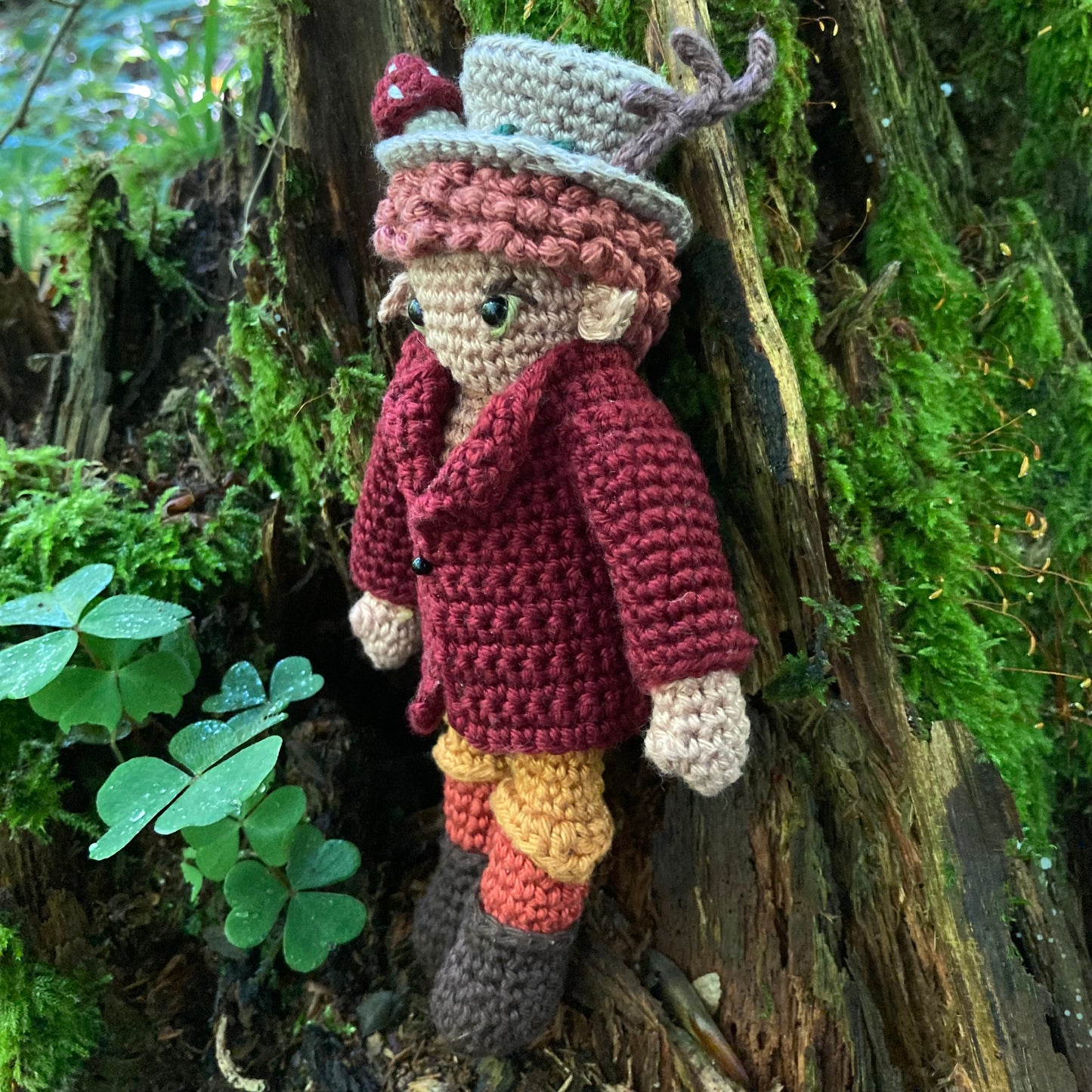 Wald-Elf Nash | Detaillierte Miniatur-Häkelanleitung (DE/EN)